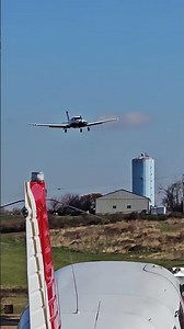 Piper Comanche Landing, couple little bounces