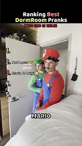 Ranking Funniest DormRoom Pranks