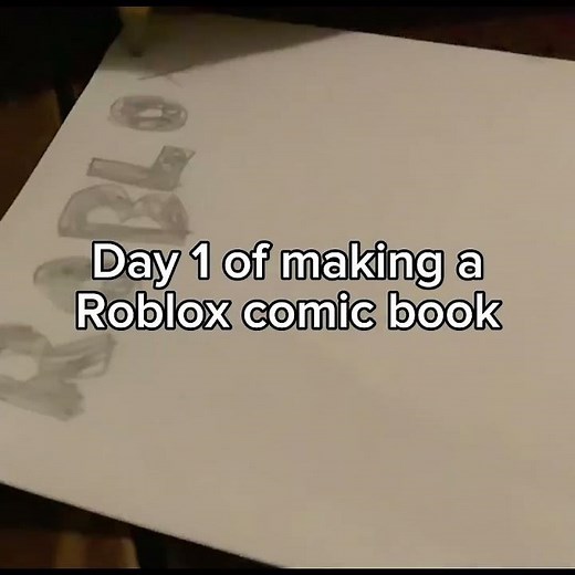 Day 1 of making a Roblox comic book #roblox #comicbook