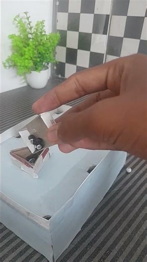 mini pool table game made with cardboard #viralshort