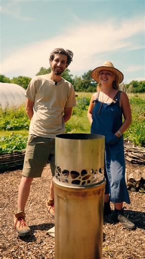 do good things on Instagram: "The magic of biochar ✨ Biochar isn’t the same as charcoal, it’s so much cooler… well hotter actually. Made by heating woody material in a low-oxygen environment in specialised kilns, it becomes a long-term home for soil life, locking carbon into the ground while helping microbes, fungi and nutrients stick around where plants actually need them. To get the most out of it fresh biochar needs to be inoculated, charged with life, whether that’s compost, organic fertilis