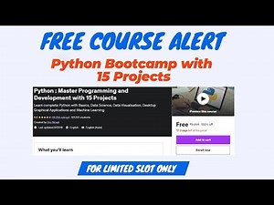 How to master Python with 15 projects? | Python Bootcamp