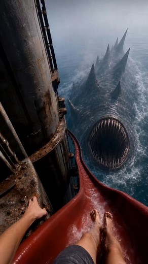 nightmare sequence 432 . . . #acrophobia #scaryocean #fearofheights #fy