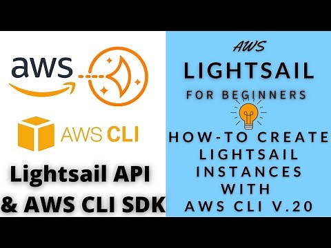 How-to: Create Lightsail Instances using AWS CLI 2.0 and Lightsail API
