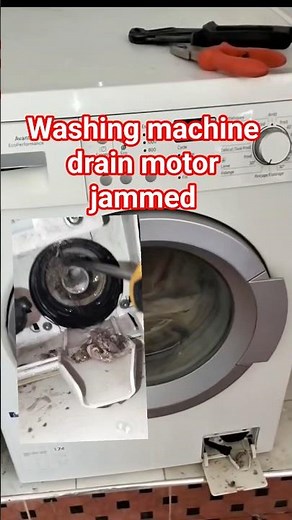 Washing Machine Drain Motor Jammed – Easy Fix & Repair Guide