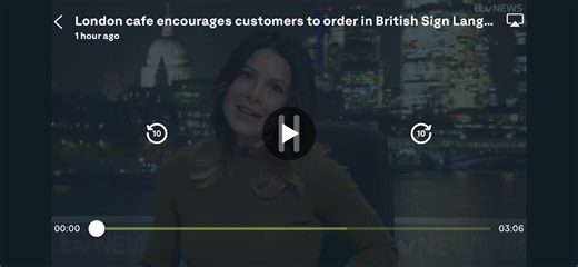 The Sign Language cafe Dialogue Hub I work at was on ITV London news today! Please give this video a watch and visit if you can- try ordering your coffee in BSL and meet the Deaf Baristas :) it… | Karissa Draws