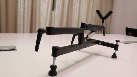 Amazon.com : HUNTPAL Gun Rifle Recoil Reducing Table Shooting Rest with Adjustable Elevation Angle, 360° Horizontal Swivel Frame and Height Adjustment Base, Ambidextrous Front & Rear Gun Holders : Sports & Outdoors