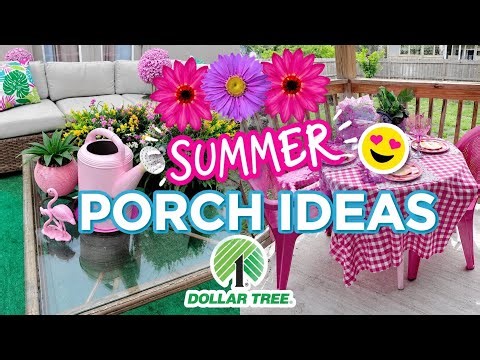 🌸 ADORABLE Budget-Friendly Summer Porch DIYs 🌸Dollar Tree Ideas That Look SO CUTE!! ☀️💕