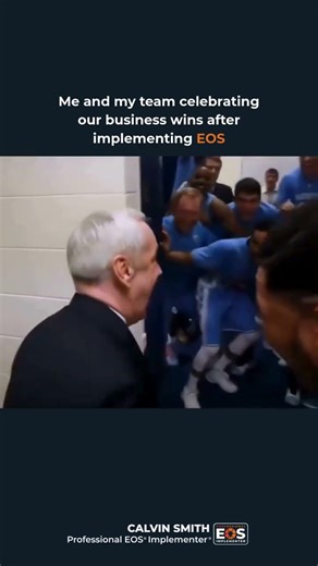 Me and my team celebrating our business wins after implementing EOS.