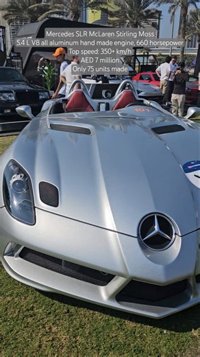 1 of 75 Mercedes SLR McLaren Stirling Moss supercar V8