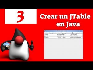 Crear un JTable en Java Eclipse