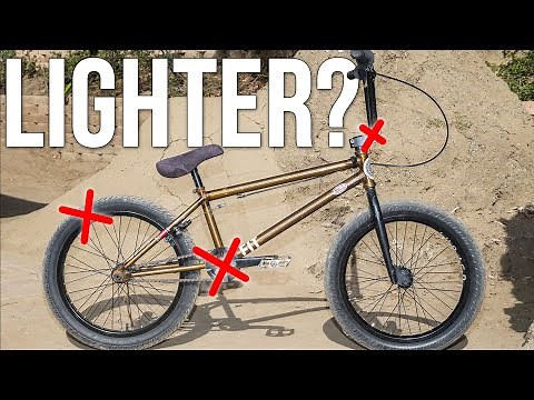 Make your BMX Bike Lighter? (Most Important "Complete Bike" Upgrades)