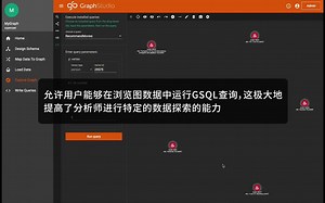 GraphStudio™可视化图分析功能介绍十：在浏览图数据中执行GSQL查询