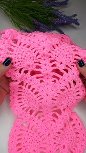 How to Crochet Lace Scarf Pattern | Crochet&Knitting by marifu6a