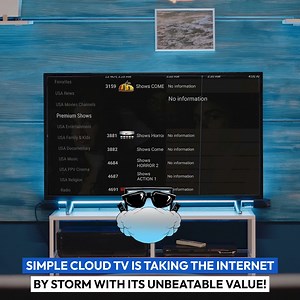 Watch all your favorite shows for less than a month of cable! | Simple Cloud TV