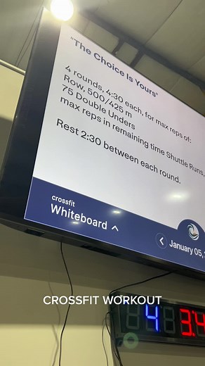 CrossFit WOD (Workout of the Day) 💪🏻🌊