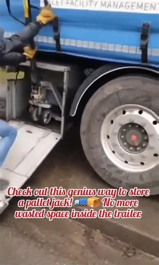 Innovative Under-Truck Pallet Jack Storage System | Logistics & Trucking Hacks