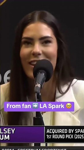 A full circle moment for Kelsey Plum 💜 (📺 Spectrum SportsNet)