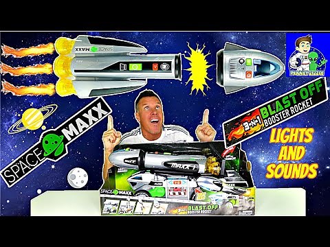 SPACE MAXX 3-n-1 Blast off Booster Rocket