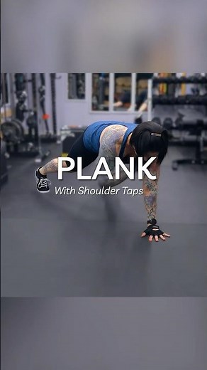 STRENGTHEN YOUR CORE | PLANK WITH SHOULDER TAPS