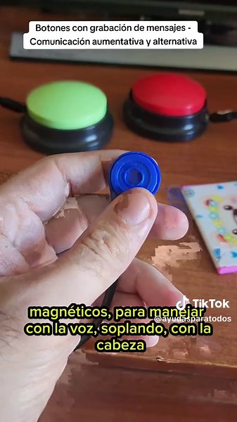 Botones de Comunicación Aumentativa y Alternativa
