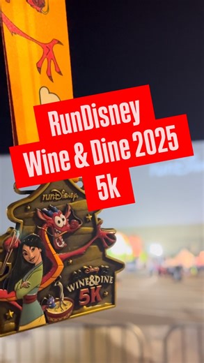 Lindsey Henry Travel Blog on Instagram: "What a fun 2025 RunDisney Wine & Dine 5k!!! 🏃‍♀️🏰✨💖 #mulan #crikee #rundisney #wineanddine #rundisneywineanddine #wineanddine5k #wineanddine10k #wineanddineexpo #wineanddinehalfmarathon #disneyresorts #waltdisneyworld #disneyblogger #run #runner #running #womenwhorun @rundisney"