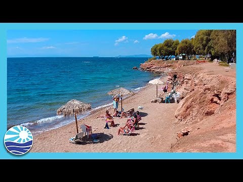 VOULA Centre & BEACHES, ATHENS Walking Tour, GREECE