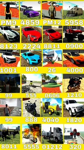 engine 3D bike game cheat code