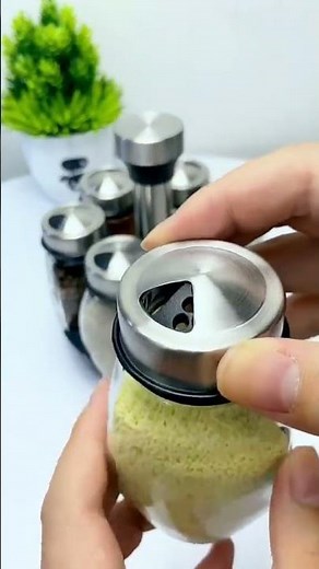 Spice bottle holder 💛 #spicerack #kitchenorganization #SpiceStorage #diykitchens #kitchendecor