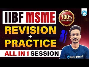 IIBF MSME Revision & Practice All in 1 Session | 100% Guaranteed Success ✅ By Ajay Sir