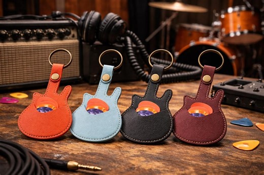 Pick Pocket Guitar Keychain – Leather Guitar Pick Holder Keychain, Mini Guitar Charm, Music Lover Gift, Guitarist Accessory - Etsy UK