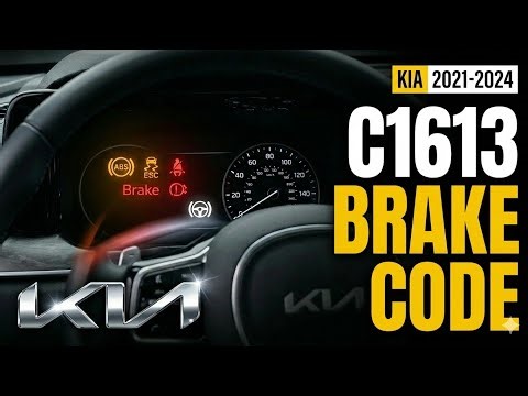 Kia C1613: Stop These Brake Warning Lights For Good