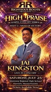 #1 Gospel Concert in Cape Cod Massachusetts | Jai Kingston Live – Harwich MA 2026