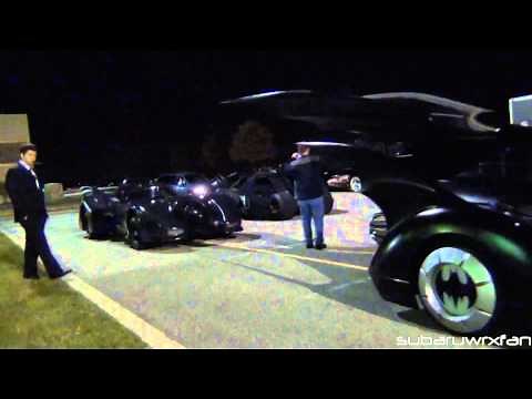ALL 5 Batmobiles DRIVING Around Together!