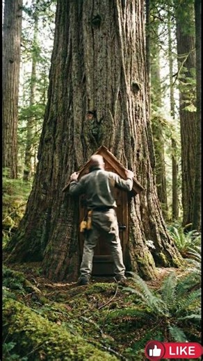 Building a tree house🏠🌳 #shortvideo #usa #viral