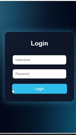 I made this login page using HTML & CSS 😳#coding #html #css #shorts #programming#html
