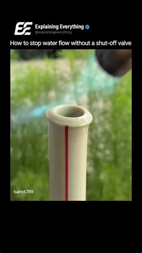 rahulyadav | Explaining Everythinng on Instagram: "Finding yourself with a burst pipe and no accessible main shut-off valve is a critical plumbing emergency. This is the Controlled Compression Bypass, a high-stakes technique for halting water flow using external mechanical pressure to collapse the line temporarily. The critical step is the deformable-wall pinch. If the pipe is made of soft copper, PEX, or lead, you can utilize a heavy-duty C-clamp or specialized "squeeze-off" tool to slowly comp