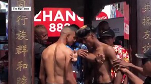 #LocalBoxing | Boxing fans in Suva witnessed a tense face-off as Mohammed Ali and Ubayd Haider locked horns earlier today. Both fighters exchanged words which triggered the crowd to laugh and cheer. Ali and Haider will fight in tomorrow's Blue Water Boxing Promotion. Follow The Fiji Times for the latest news & sports stories. Video: MELI LADDPETER #timessport #fijiboxing | The Fiji Times