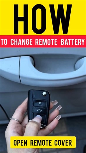 how to change remote battery #shorts
