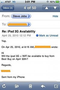 Jobs: iPad 3G at Best Buy April 30 - 9to5Mac