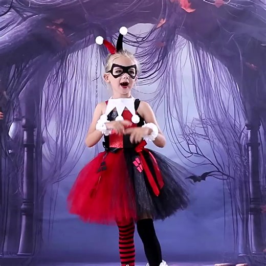 Tutu Dress Costume for Girls 3-12Y Holiday Dress up Birthday Christmas Party Gifts