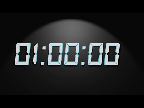 1 Hour - Alarm - Countdown