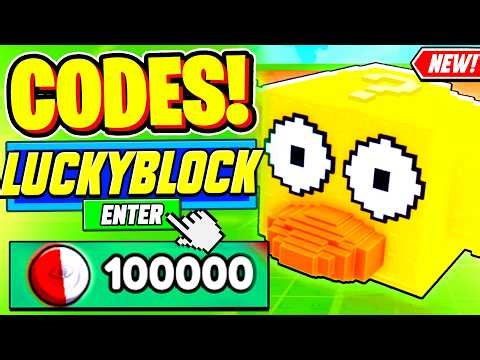 *NEW* ALL WORKING CODES For Be a Lucky Block 2026 - Roblox Be a Lucky Block Codes 2026