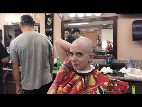 Stormie LV - Pt 3: She Shaves Her Head at Barber Shop (Free Video)