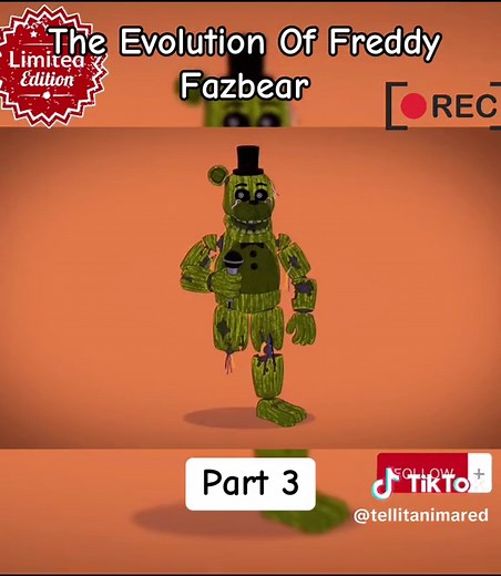The Evolution Of Freddy Fazbear