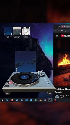 I created a realistic vinyl turntable simulation for your desktop