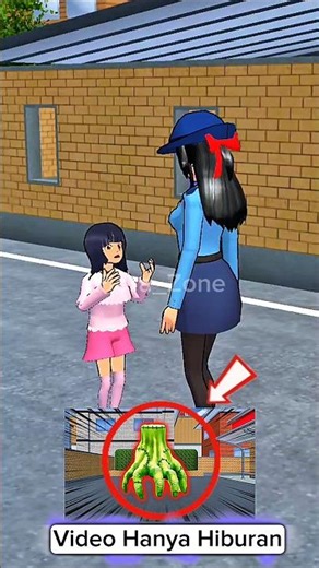 Mio Is a Zombie Bhoot Monster Fire | Sakura School Simulator Ding Dong #shorts #viral