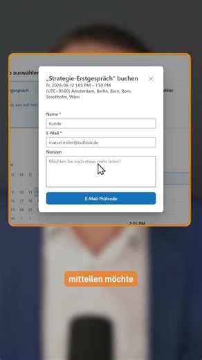 🔥 Termin schnell und einfach buchen mit Microsoft Bookings!
