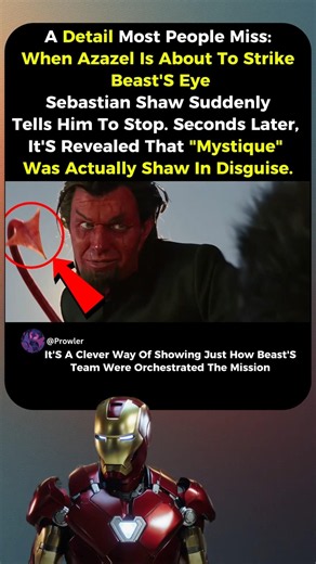 a clever way of showing just how well Beast's team Orchestrated the mission