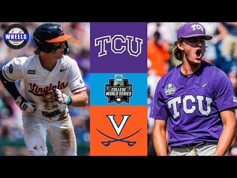 TCU vs #7 Virginia | Elimination Game | College World Series | 2023 College Baseball Highlights